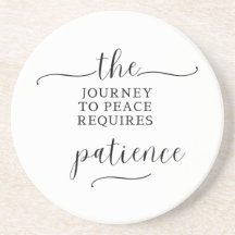 Der Untersetzer "Reise in den Frieden"