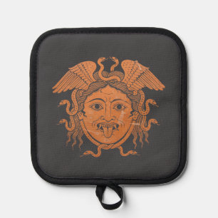 Der unverbrennbare Blick: Medusa Gorgoneion Aegis Topflappen