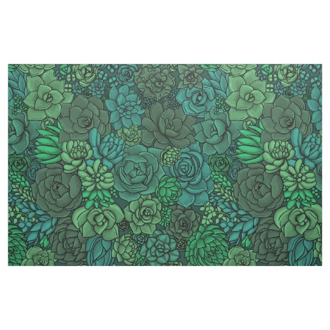 Der üppige Garten in Grün Stoff (Fat Quarter (45,7 x 55,9 cm))