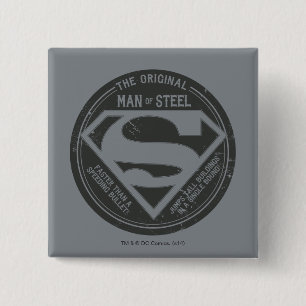 Der ursprüngliche Mann aus Stahl Button