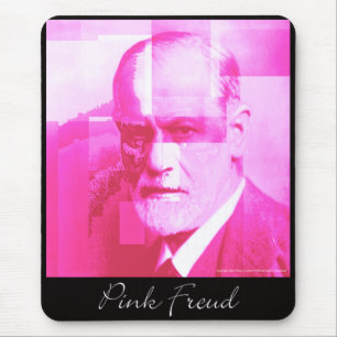 Der ursprüngliche rosa Freud Mousepad