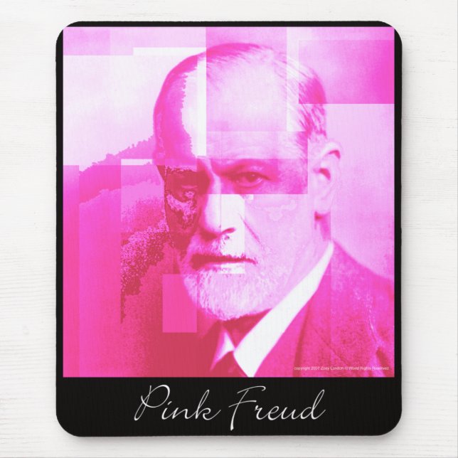 Der ursprüngliche rosa Freud Mousepad (Vorne)