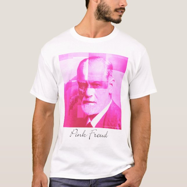 Der ursprüngliche rosa Freud-T - Shirt (Vorderseite)
