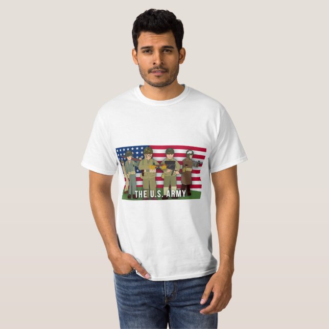 Der US-Armee-Partei-Erste Weltkrieg T-Shirt (Vorne ganz)