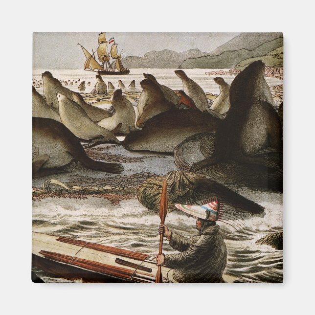 Der US-Drache in einer Expedition, George Catlin Magnet (Vorne)