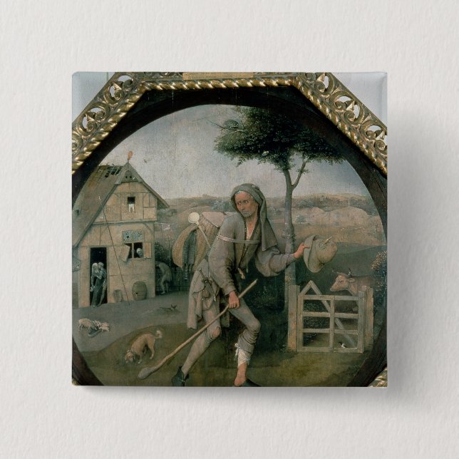 Der Vagabund/der verschwenderische Sohn, c.1510 Button (Vorderseite)