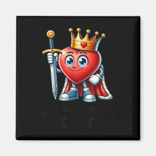 Der Valentine King Heart Funny Valentinstag Niedli Magnet