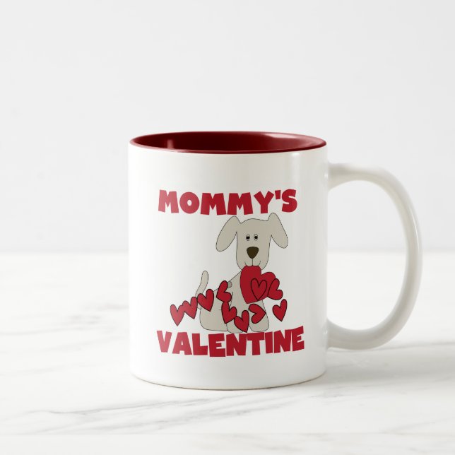 Der Valentine-T - Shirts und Geschenke der Zweifarbige Tasse (Rechts)
