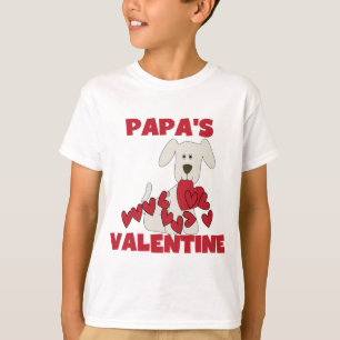Der Valentinsgruß des Hündchen-Papas T-Shirt