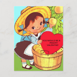 DER VALENTINSGRUSS-POSTKARTE des Kindes kleines Feiertagspostkarte