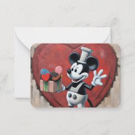 Der Valentinstag der Mousey Mitteilungskarte