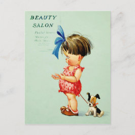 Der Valentinstag der Vintagen Kunst Feiertagspostkarte