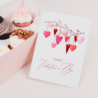 Der Valentinstag der Wasserfarbe Feiertagskarte