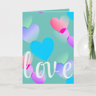 Der Valentinstag einer benutzerdefinierten Liebe Feiertagskarte