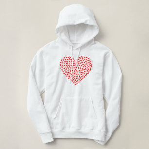 Der Valentinstag-Katzen-Herz-Sweatshirt der Frauen Hoodie