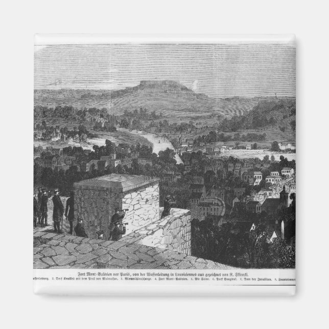 Der Valerien aus Louveciennes Magnet (Vorne)