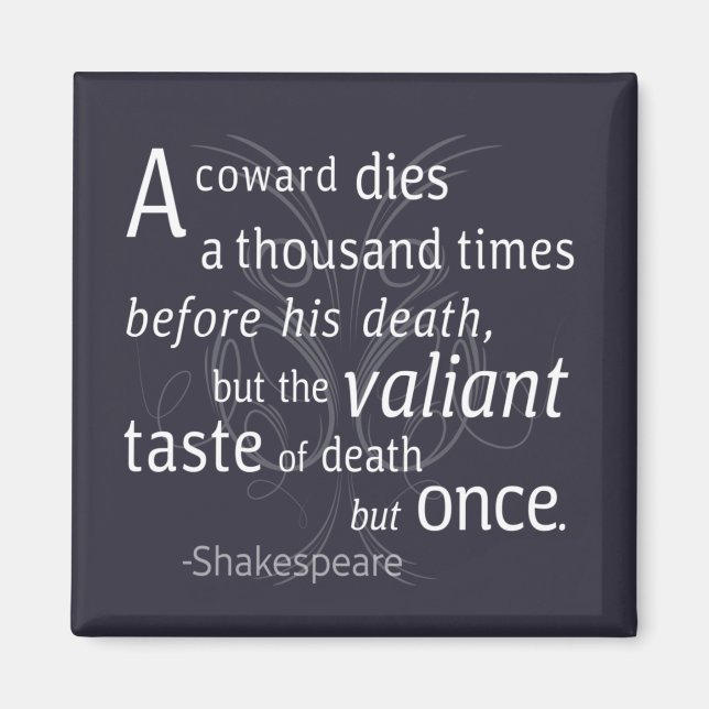 Der Valiant die aber einst Shakespeare Magnet (Vorne)