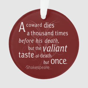 Der Valiant die aber einst Shakespeare Ornament