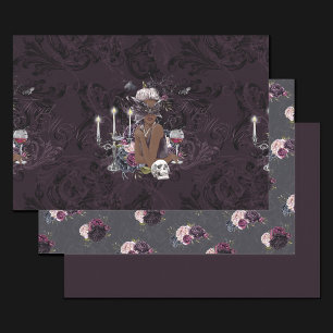 Der Vampir Moody Gothic Vampy Glam Dark Skin Geschenkpapier Set