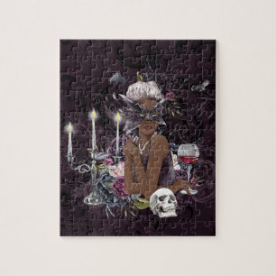 Der Vampir   Moody Gothic Vampy Glam Dark Skin Puzzle