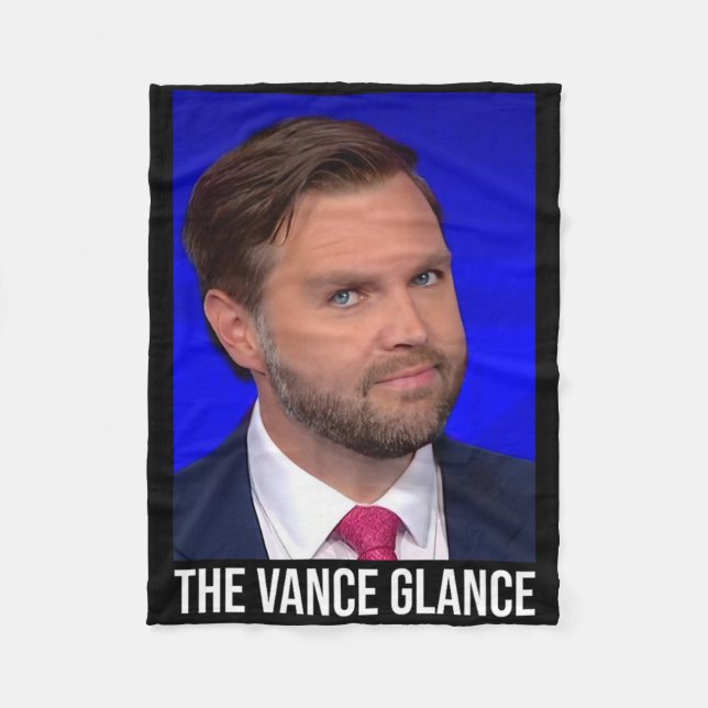 Der Vance Blick - Lustiger Jd Vance  Fleecedecke (Vorderseite)