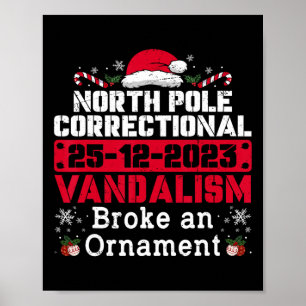 Der Vandalismus des Nordpol brach ein Orbmal aus Poster
