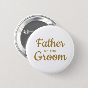 Der Vater der Groom Wedding Custom Button