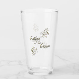 Der Vater des Groomglas Glas