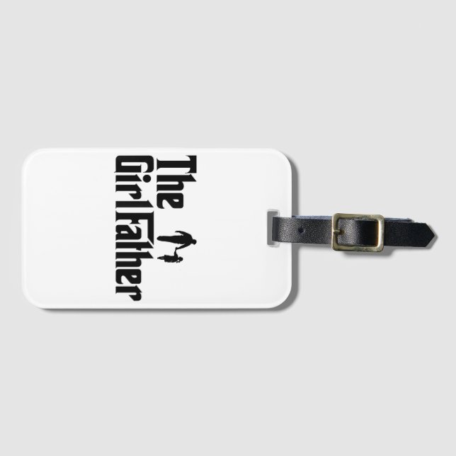 Der Vater des Mädchenvaters bei Girls Daddy Daught Gepäckanhänger (Vorderseite (Horizontal))