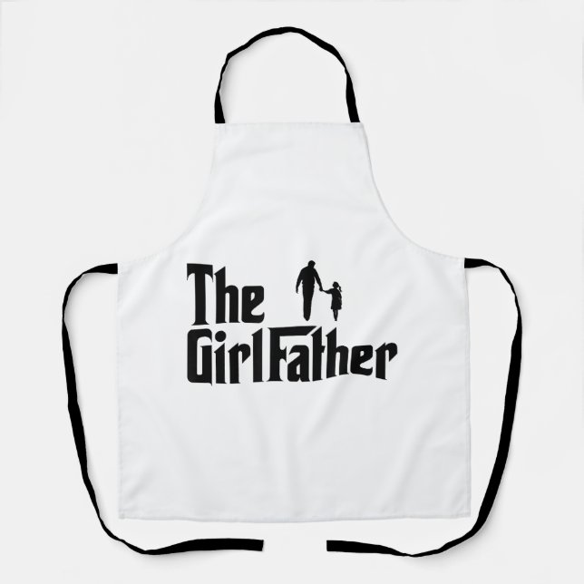 Der Vater des Mädchenvaters bei Girls Daddy Daught Schürze (Vorderseite)