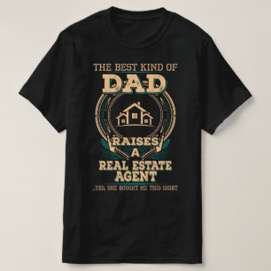 Der Vater des Proud Real Anwesen Agenten T-Shirt