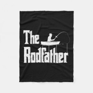 Der Vater des Rodvaters Funny Fishing Fleecedecke