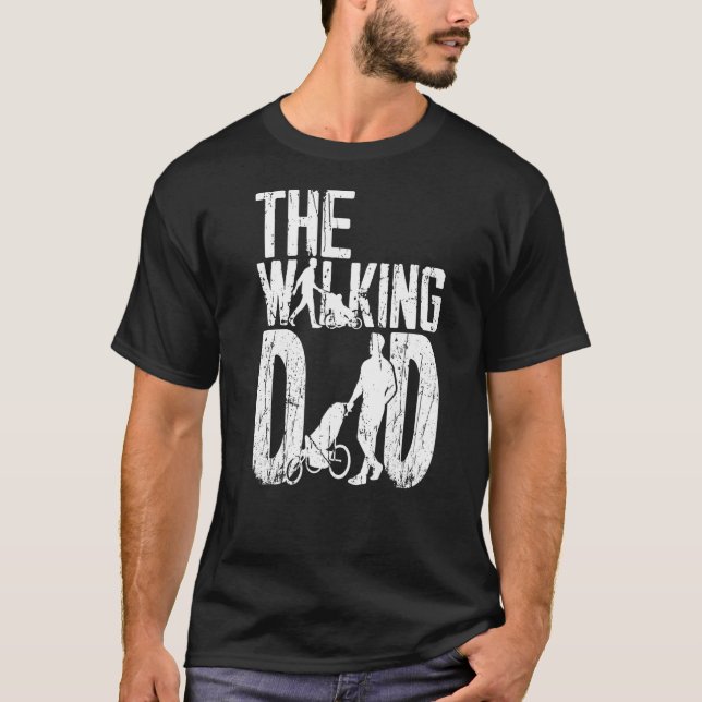 Der Vater des Vaters, der zu Fuß geht T-Shirt (Vorderseite)