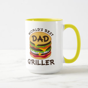 Der Vater-Grillvorrichtung GRILLEN Thema-Geschenk Tasse