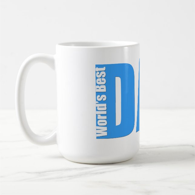 Der Vater-Kaffee-Tasse der Welt beste Kaffeetasse (Links)