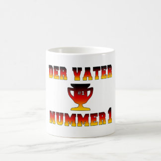 Der Vater Nummer 1 Vater #1 am deutschen Vatertag Tasse