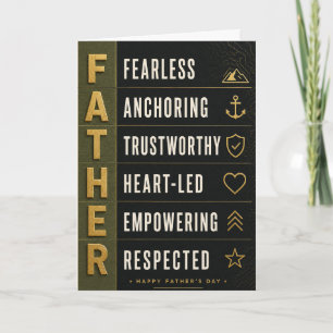 Der Vater Standard (Innen leer) Karte