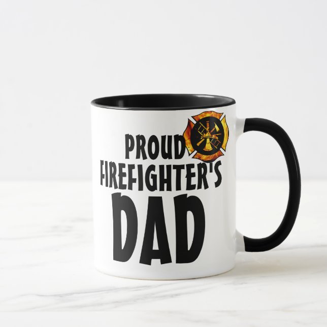Der Vater-Tasse des Feuerwehrmanns Tasse (Rechts)