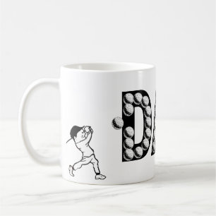 Der Vatertag Golf-Vater- Kaffeetasse