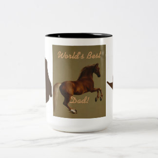 Der Vatertag Zweifarbige Tasse