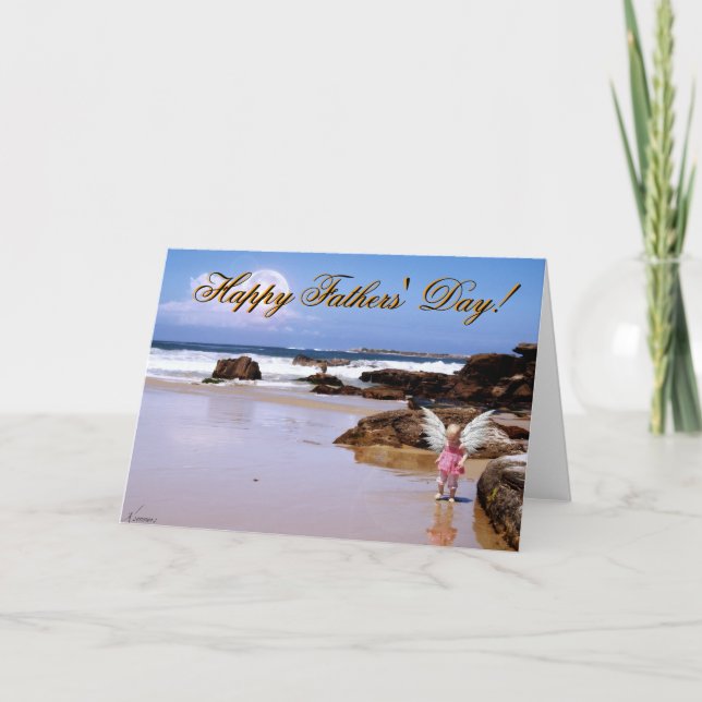 Der Vatertags-Engels-Karte Karte (Vorderseite)