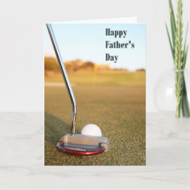 Der Vatertags-Golf Karte