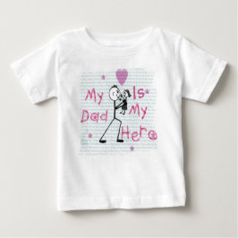Der Vatertags-Held-Vater Baby T-shirt