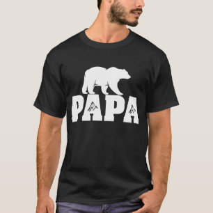 Der Vatertags-Idee Papa-Bärn-lustige Geschenk- T-Shirt