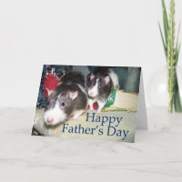 Der Vatertags-Karte Haustier-Ratten-