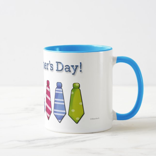 Der Vatertags-Krawatten-Tasse Tasse (Rechts)