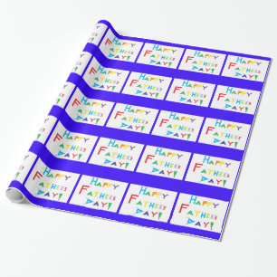Der Vatertags-Packpapier Geschenkpapier