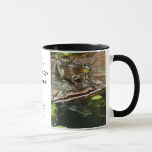 Der Vatertags-Prinz Frog Foto mit Text Tasse