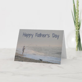 Der Vatertags-Strand-Fischen Karte