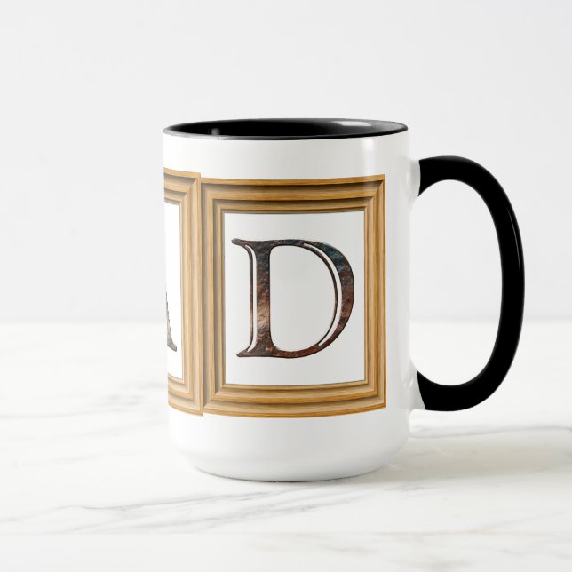 Der Vatertags-Vaterkaffee-Tasse Tasse (Rechts)